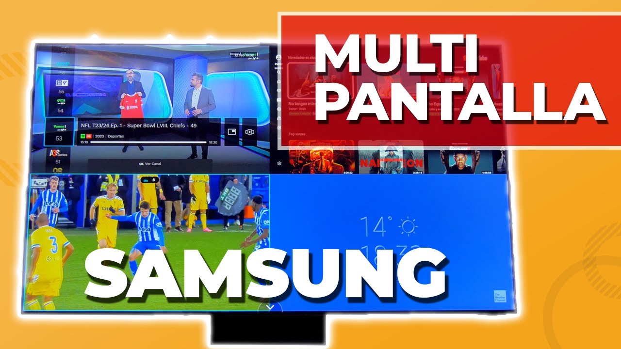 Como ver VARIAS PANTALLAS en tu TV SAMSUNG con Multi View