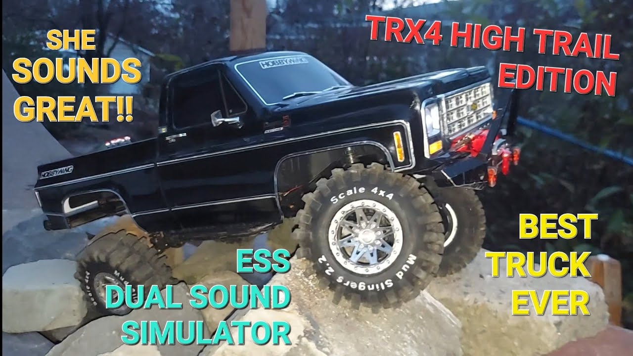 Thanksgiving Day with Traxxas TRX4 HIGH TRAIL & it now has a ESS DUAL SOUND SIMULATOR!! Thanks Troy