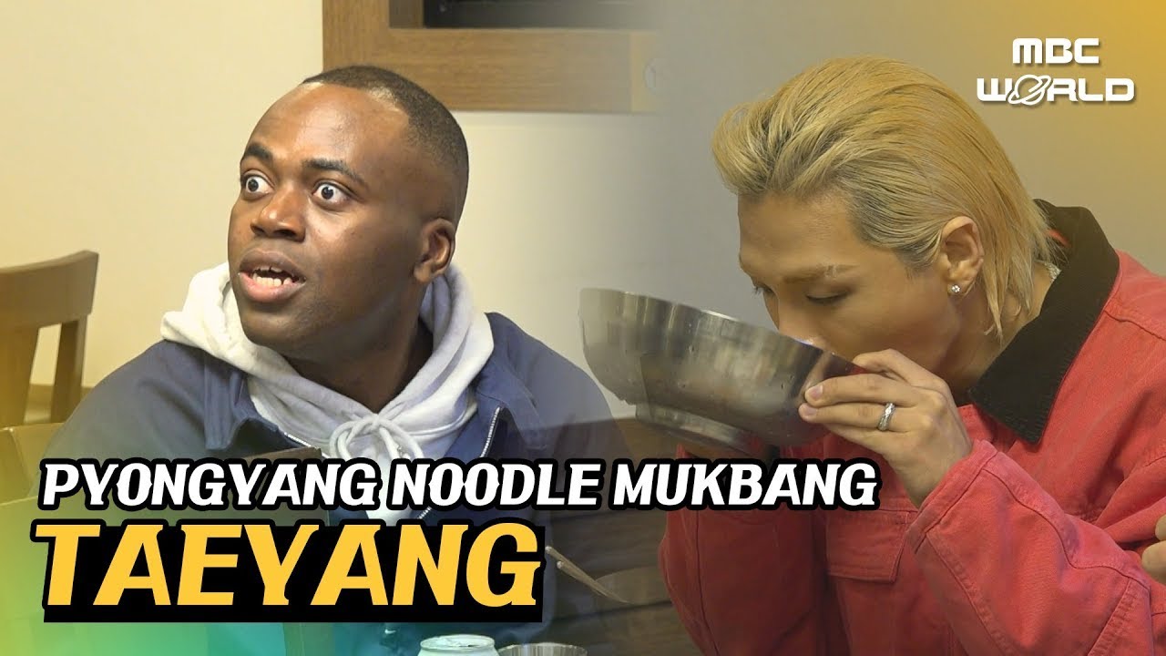 [C.C.] Taeyang meets Jonathan and shows his obsession to the North Korea NOODLE #TAEYANG #MUKBANG