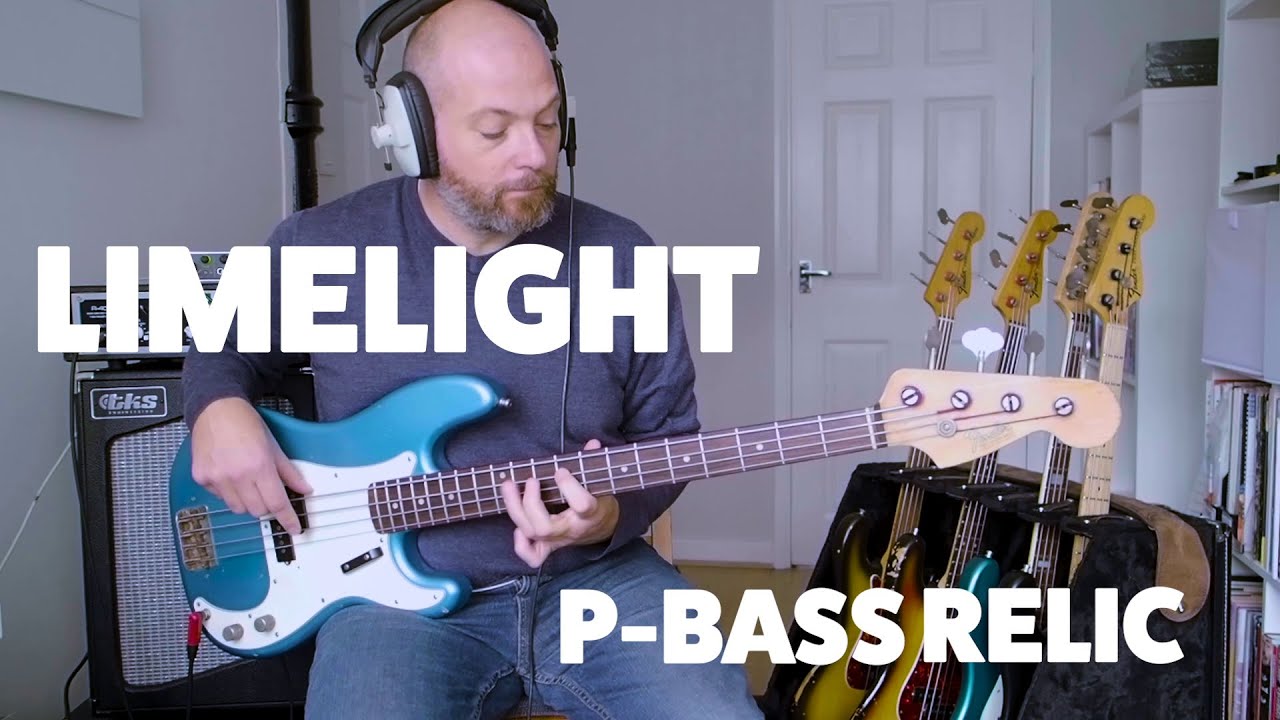 Limelight Precision Bass relic - a review of a Precision bass from a UK-based builder.