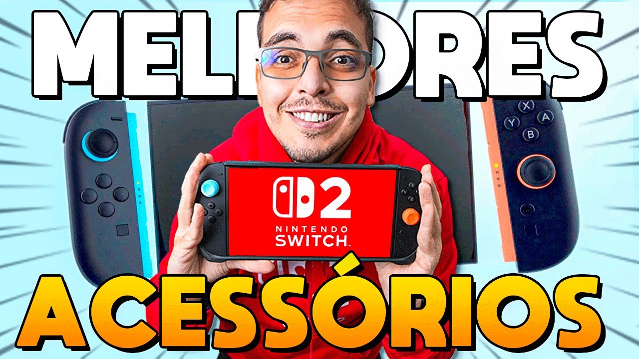 Nintendo Switch 2 - 7 MELHORES Acessórios Bons e BARATOS
