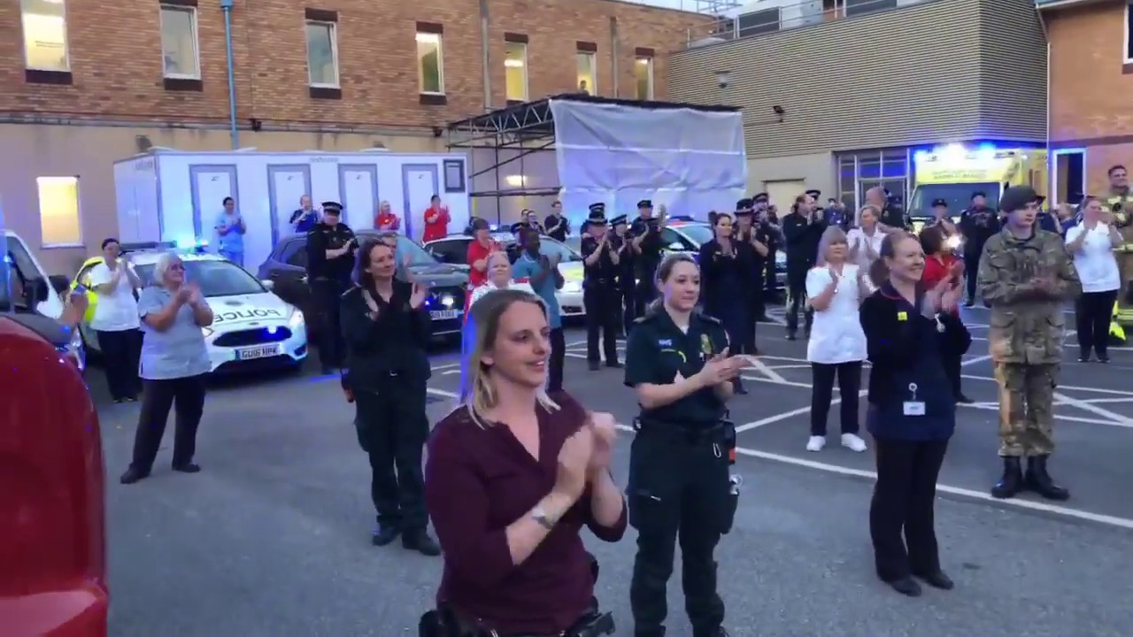 Clap for Carers at St Peter's Hospital