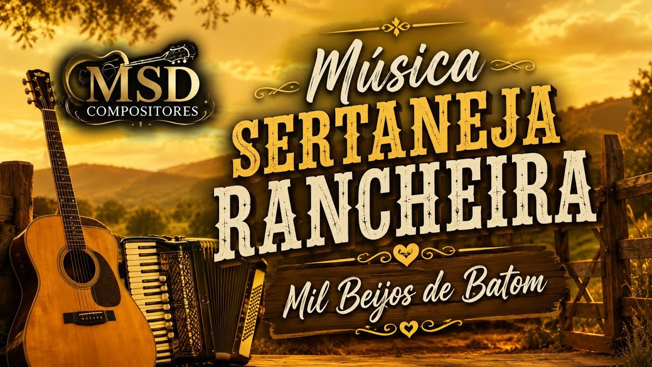 Mil Beijos de Batom(Rancheira)/Letra Márcio Santos