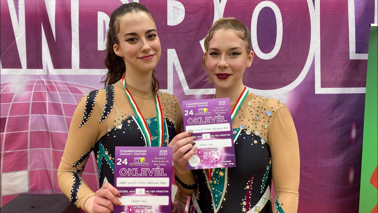 ACRO DANCE SE,HUNGARY-Orbán Kincső-Simon Veronika Sára-ladies duó-Területi verseny 3. Hely🥉