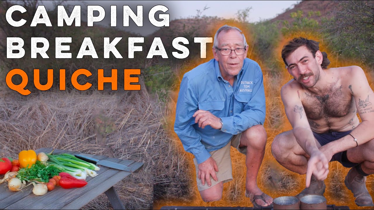 How To Cook A Breakfast Quiche | Camp Cooking In Outback Australia