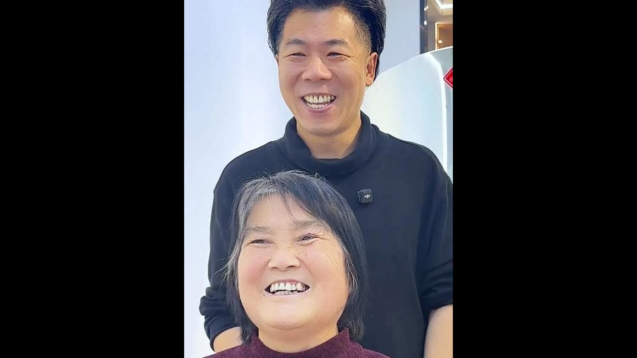 72岁奶奶也能变女神？这发型剪完直接年轻20岁！让全网惊呆的“逆龄”改造 | DaLiang 造型美学设计