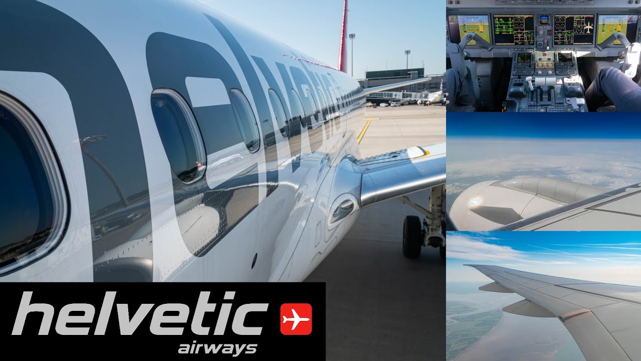 ✈ TRIP REPORT #49 | Helvetic E190-E2 London City to Zurich