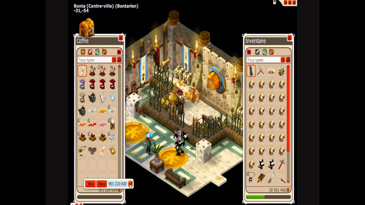 Voici le plus riche de Dofus 2.0 ( 1 milliard 500 M de kamas )