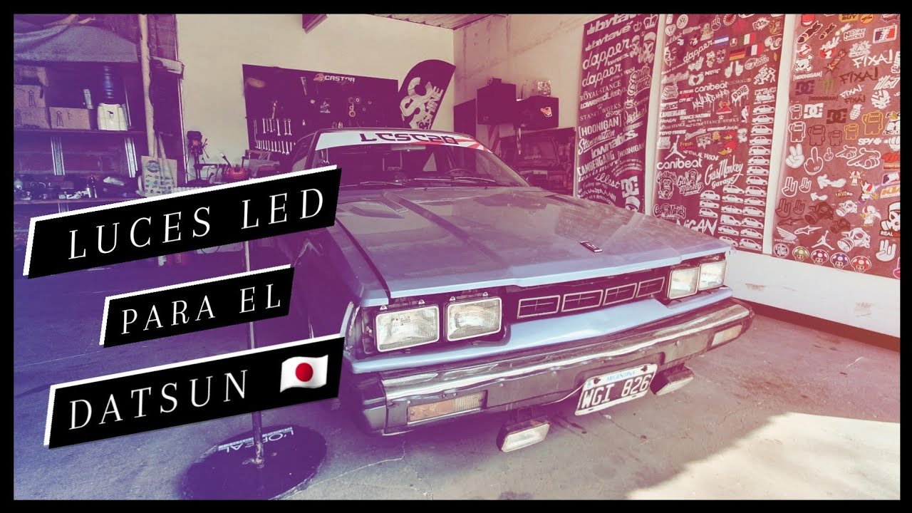 LUCES LED PARA MI DATSUN 180 sx 😎