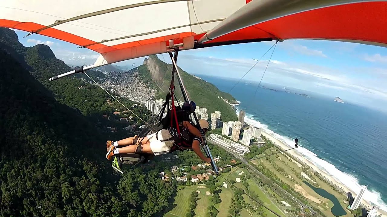 Voo de asa-delta no Rio de Janeiro