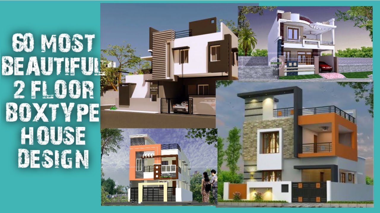 60 MOST BEAUTIFUL 2 FLOOR  BOXTYPE HOUSE DESIGN