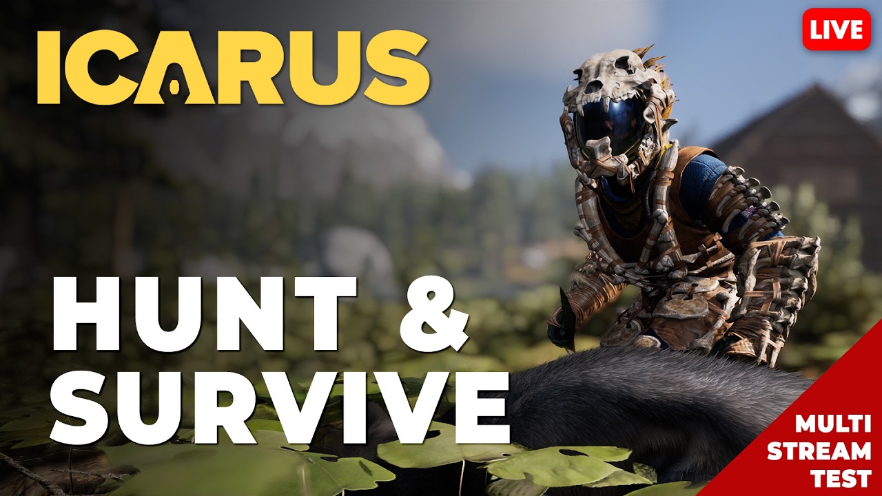 🔴 Iron Upgrades & Base Expansion Continue | Icarus (Testing Multistream)