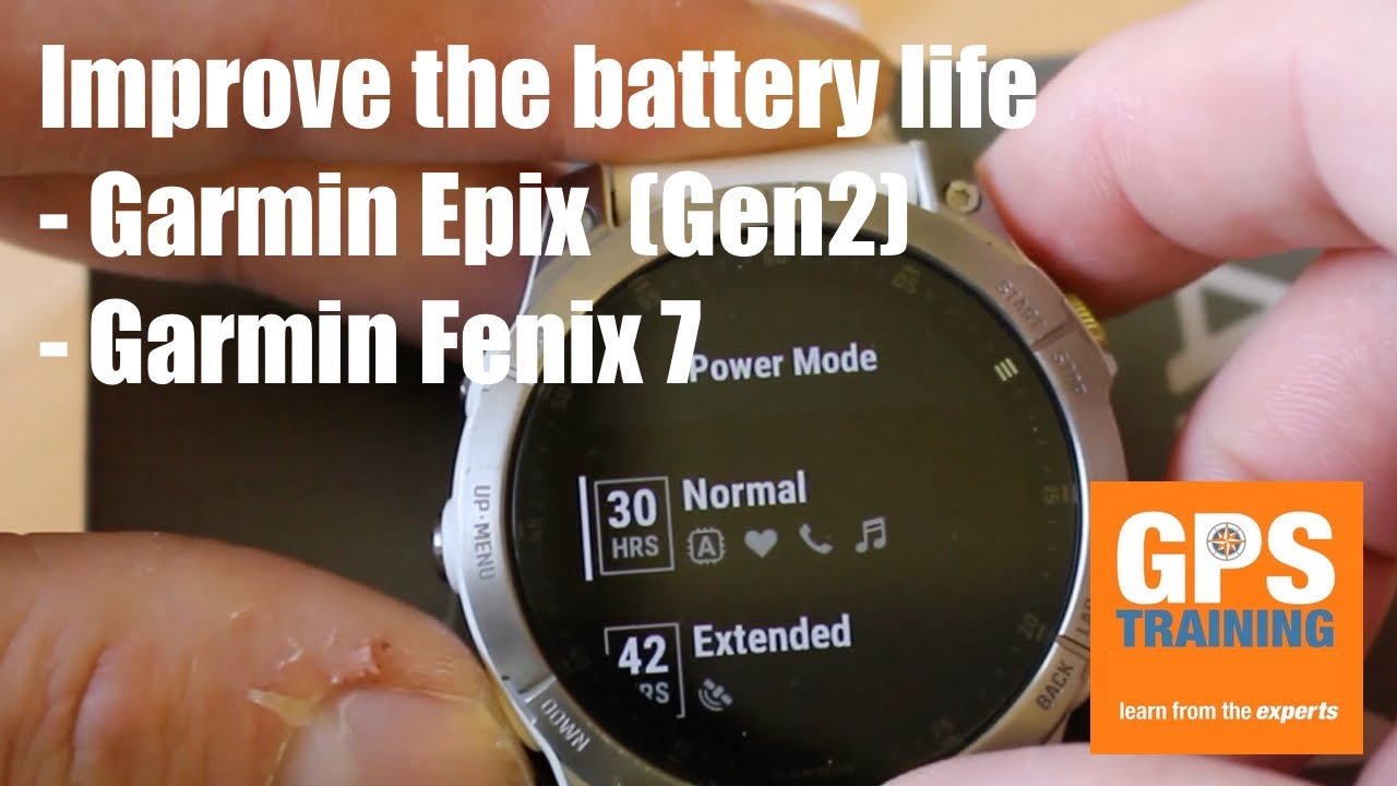 Увеличьте время автономной работы Garmin Epix (Gen2) и Fenix ​​7