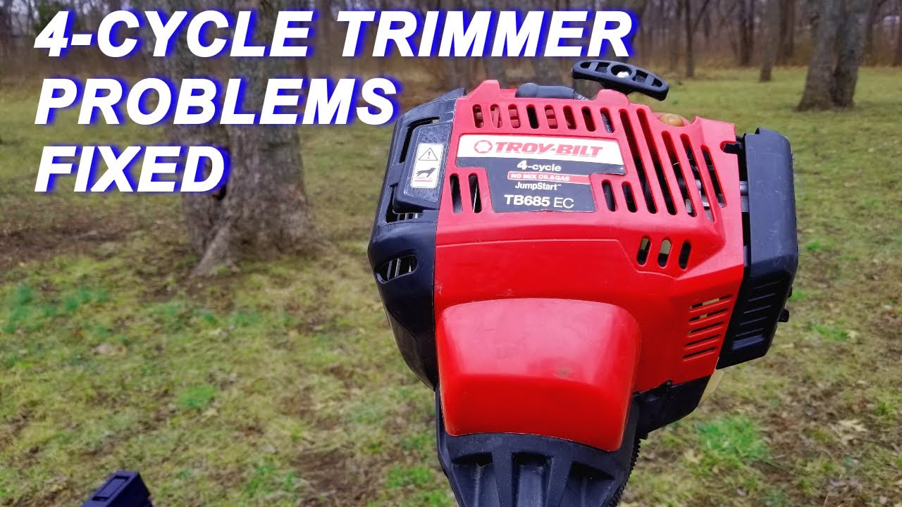 4 cycle Troy Bilt trimmer won't start