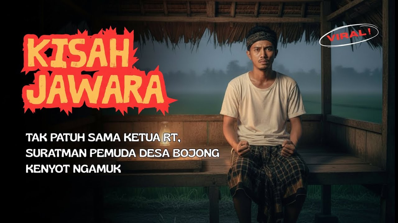 TAK PATUH SAMA KETUA RT, SURATMAN PEMUDA DESA BOJONG KENYOT NGAMUK