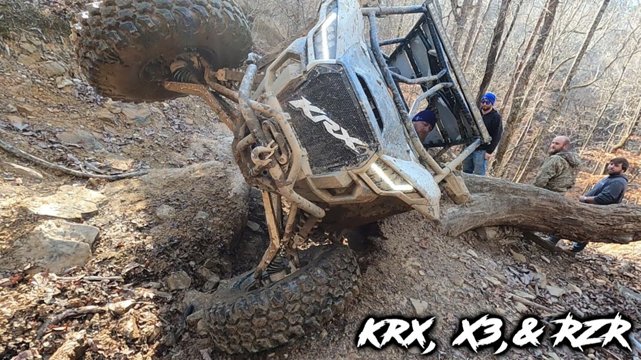 KRX, RZR, & X3 on Gnarly Trails at Stoney Lonesome! | Yeti Bottoms, Rock Creek, Lunch Time