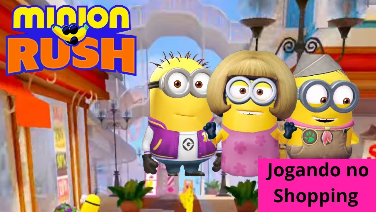 Jogando Minion Rush da nova atualização #8 (Jogando no Shopping 🛍️🛍️🛍️)