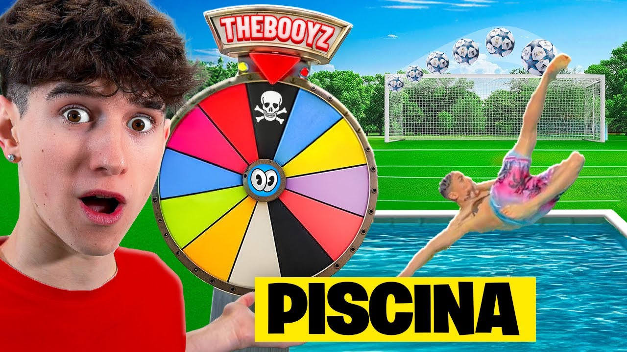 Chi Sbaglia il TIRO... in Piscina! Sfida Calcio con Penitenze Estreme 😂⚽
