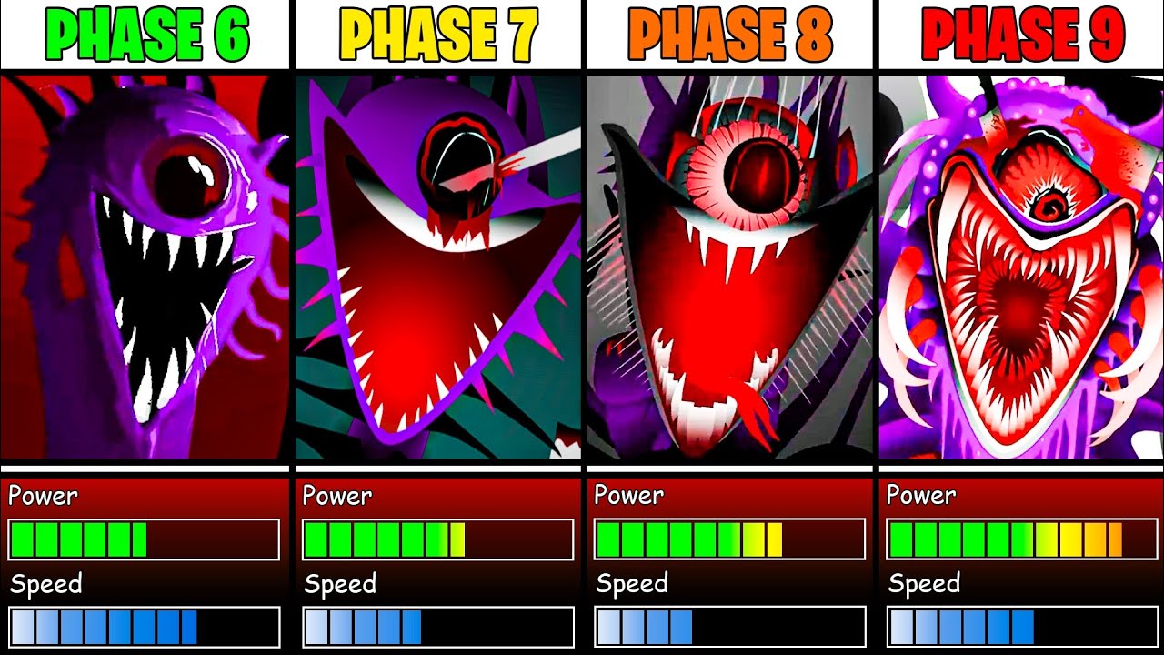 New Incredibox Sprunki Phase 6-8 VS New Phase 9 - NEW UPDATE UNIFICATION ALL Characters! (NEW MOD!)
