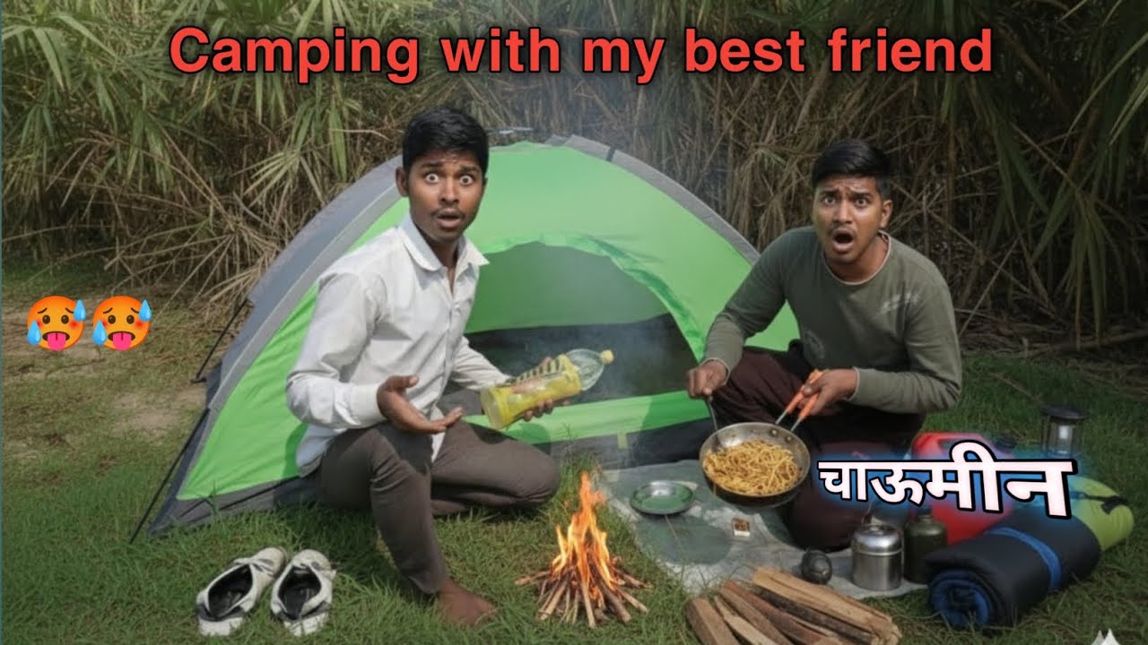  Deep Jungle Survival Camping | No Network, Only Nature with friends 😕 