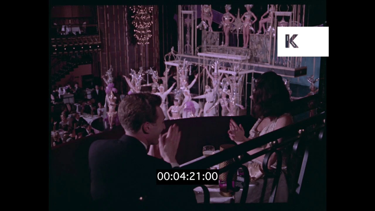 1960s Cabaret Show at the London Hippodrome, Dancers, HD