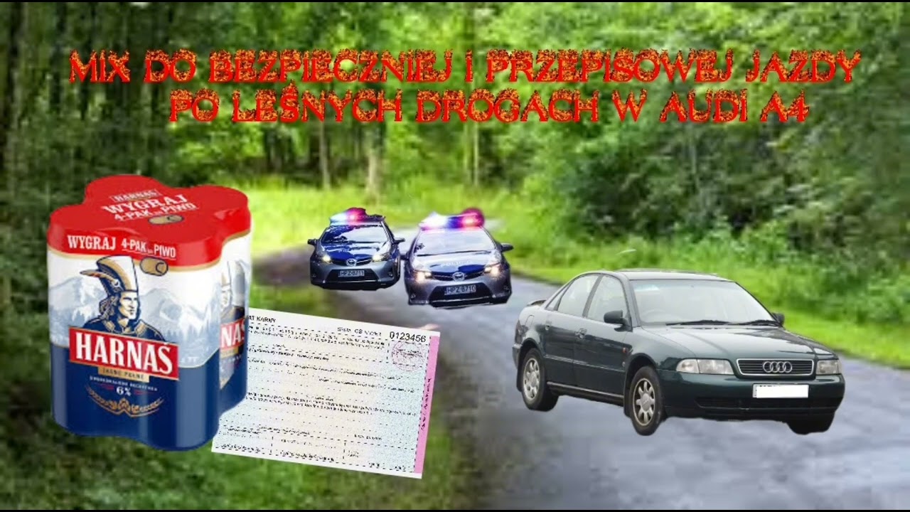 MIX DO BEZPIECZNEJ I PRZEPISOWEJ JAZDY PO LEŚNYCH DROGACH W AUDI A4