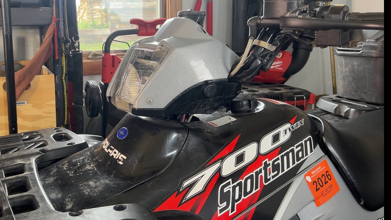 Modifying ATV high-beam headlights
