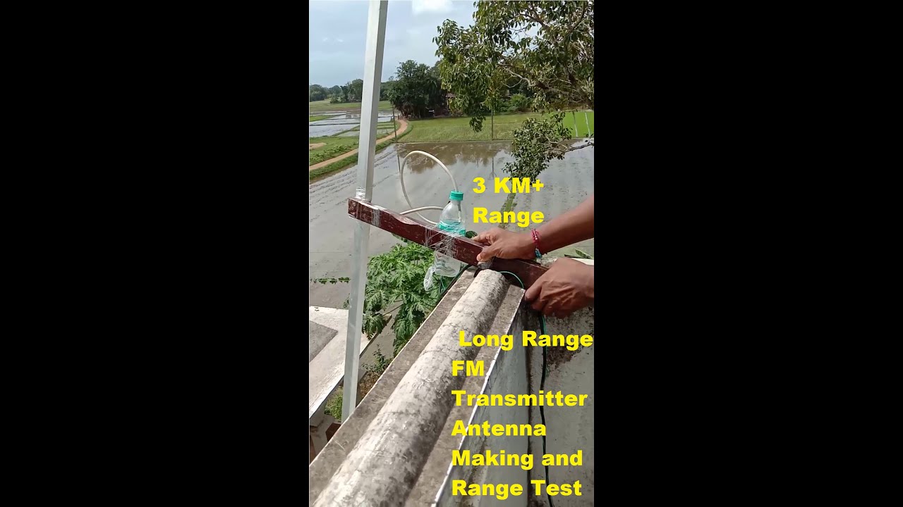 Homemade FM Transmitter Antenna and Practical Range Test | in Hindi