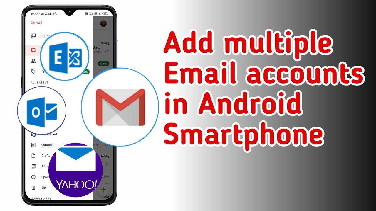 Как добавить несколько учетных записей электронной почты на смартфон Android?
