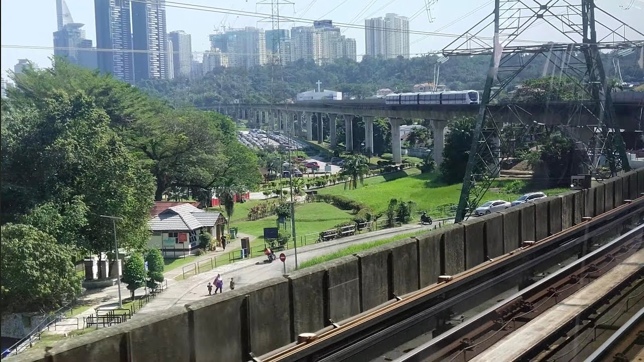 [Train Brunching] LRT Kelana Jaya Line | Innovia Metro 300 (Set 28) Ride | Kerinchi → Taman Jaya