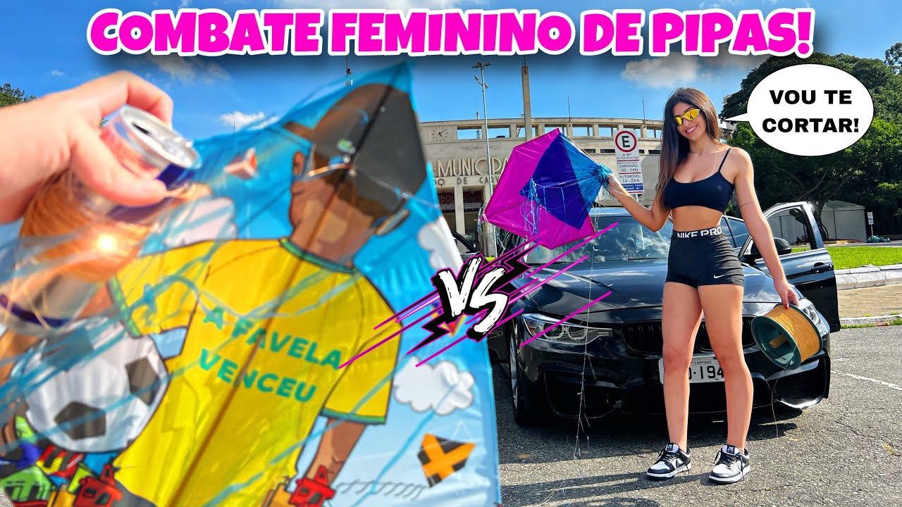 COMBATE FEMININO DE PIPAS - RAFA PIPEIRA DESAFIOU SUA IRMÃ NO RÉLO COM PIPA MURCHA E FLECHINHA!