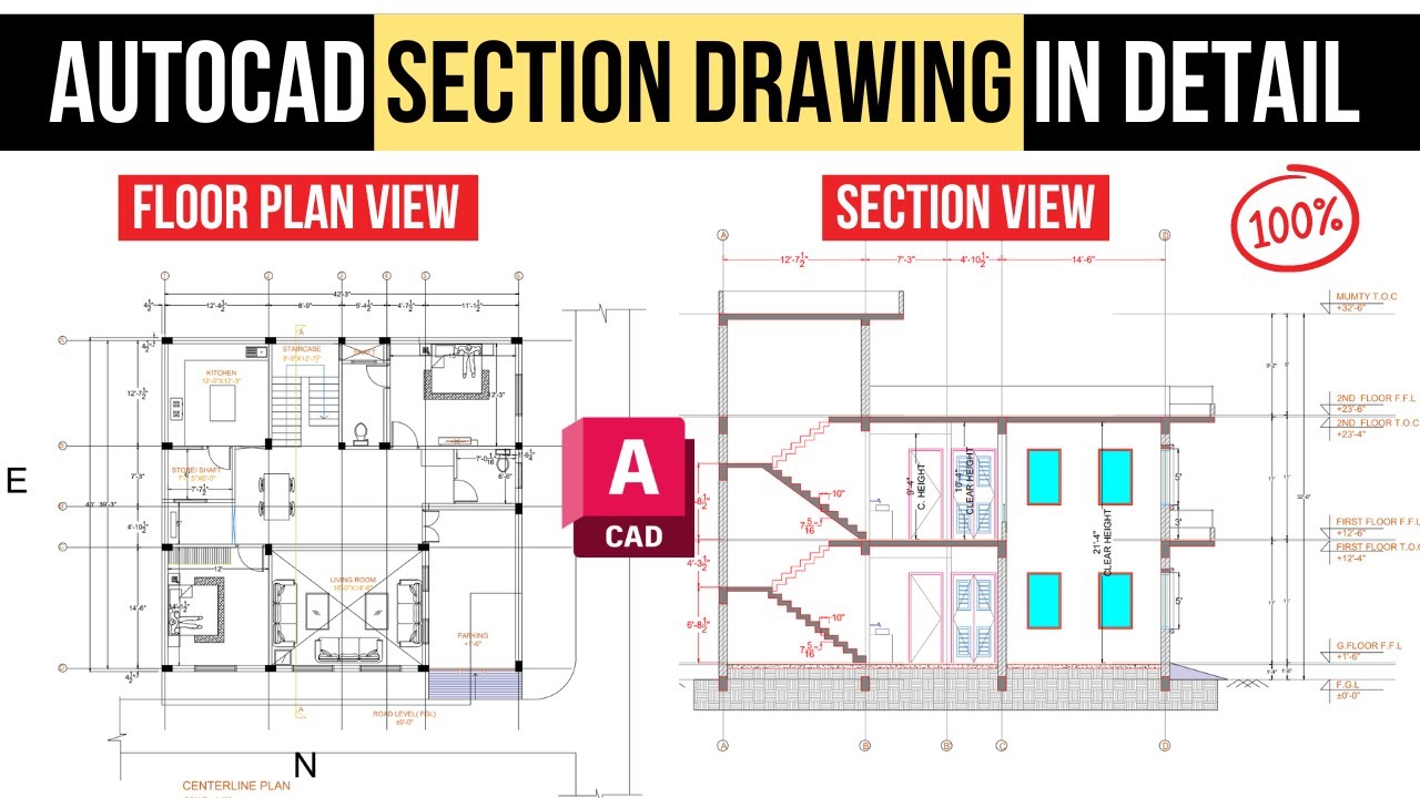 Section Drawing Detail in AutoCAD Advanced