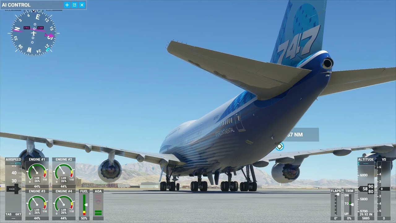 AFGHANISTAN - KABUL to Jamnagar Airport Flight Take OFF
