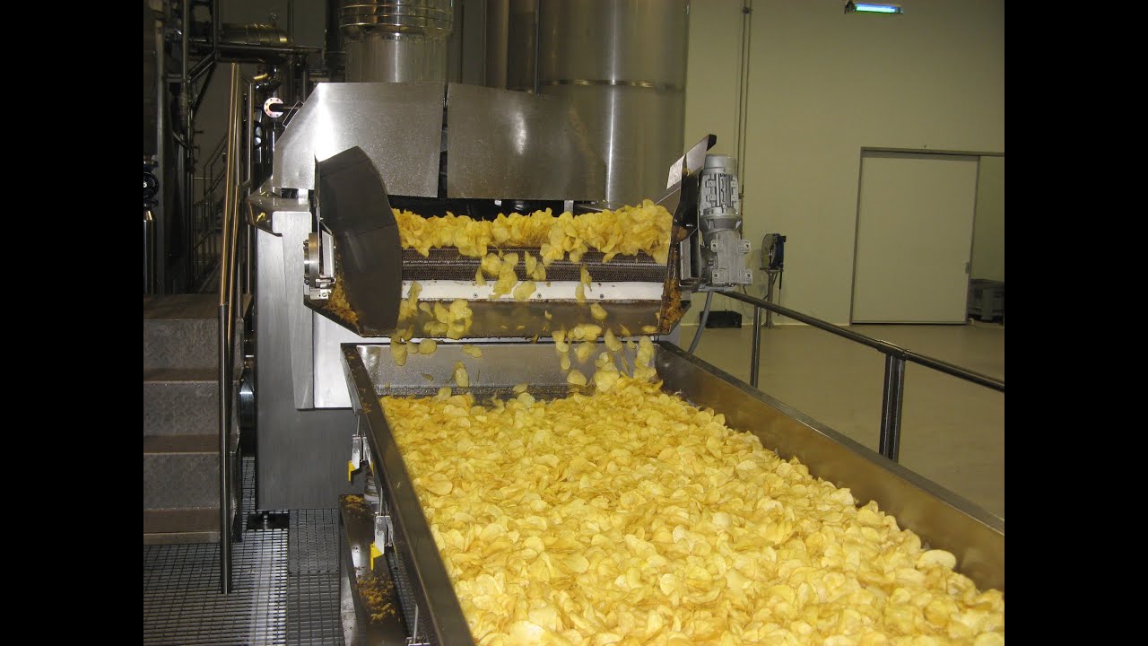 Potato Chips Deep Fryer Line