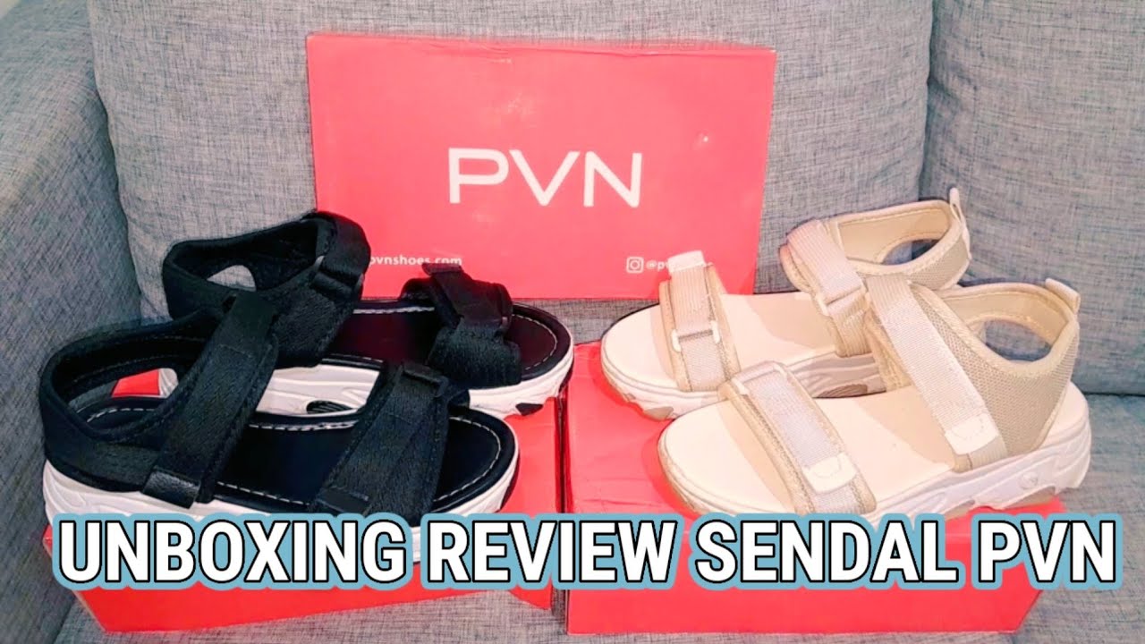 UNBOXING REVIEW SENDAL MURAH DAN BAGUS DARI PVN | SENDAL GUNUNG WANITA MURAH PVN SHOES