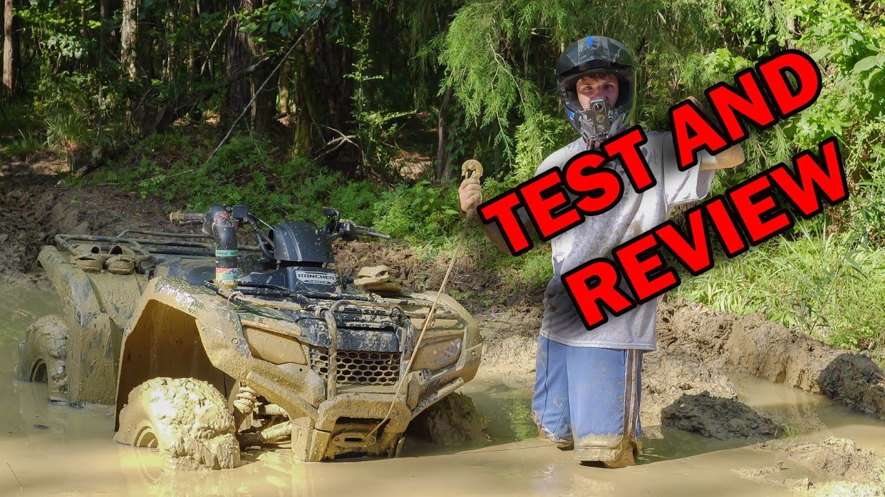 Offroad Recovery Test On 4500lb Atv Openroad Winch.