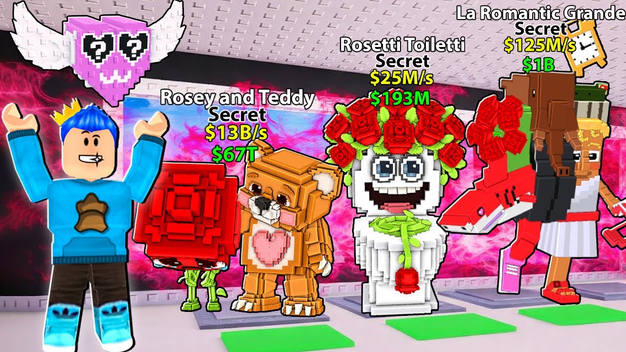 AKU BUKA 100 LUCKY BLOCK PERMIUM HEART SPESIAL VALENTAIN DAN DAPATKAN SEMUA SECRET BARU DI ROBLOX!