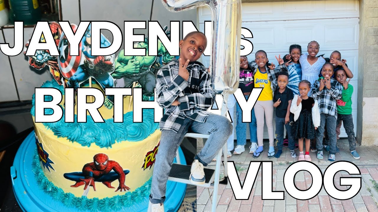 JAYDENN’s 7th BIRTHDAY VLOG | NAMIBIAN YOUTUBER