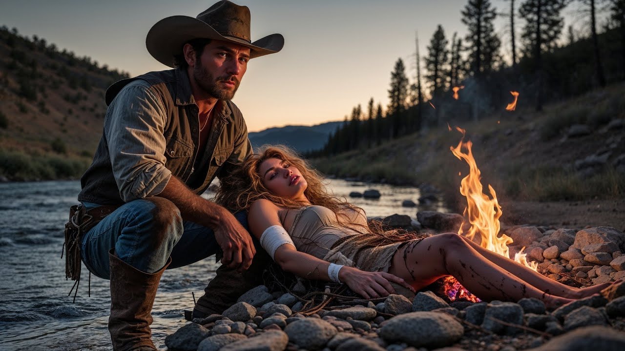 Found Unconscious at the Edge of a Stream, A Cowboy Built a Fire and Waited For Her to Wake