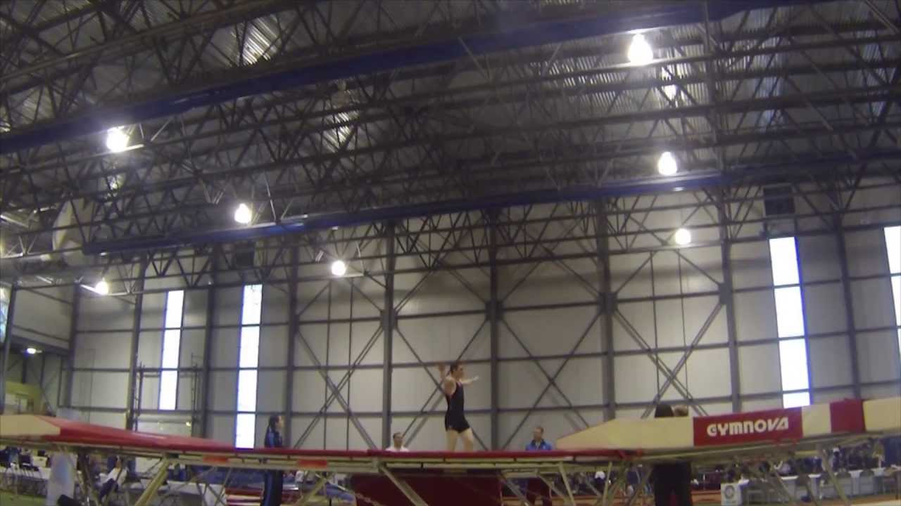 Trampoline Quebec championships 2013 Julien Roberge