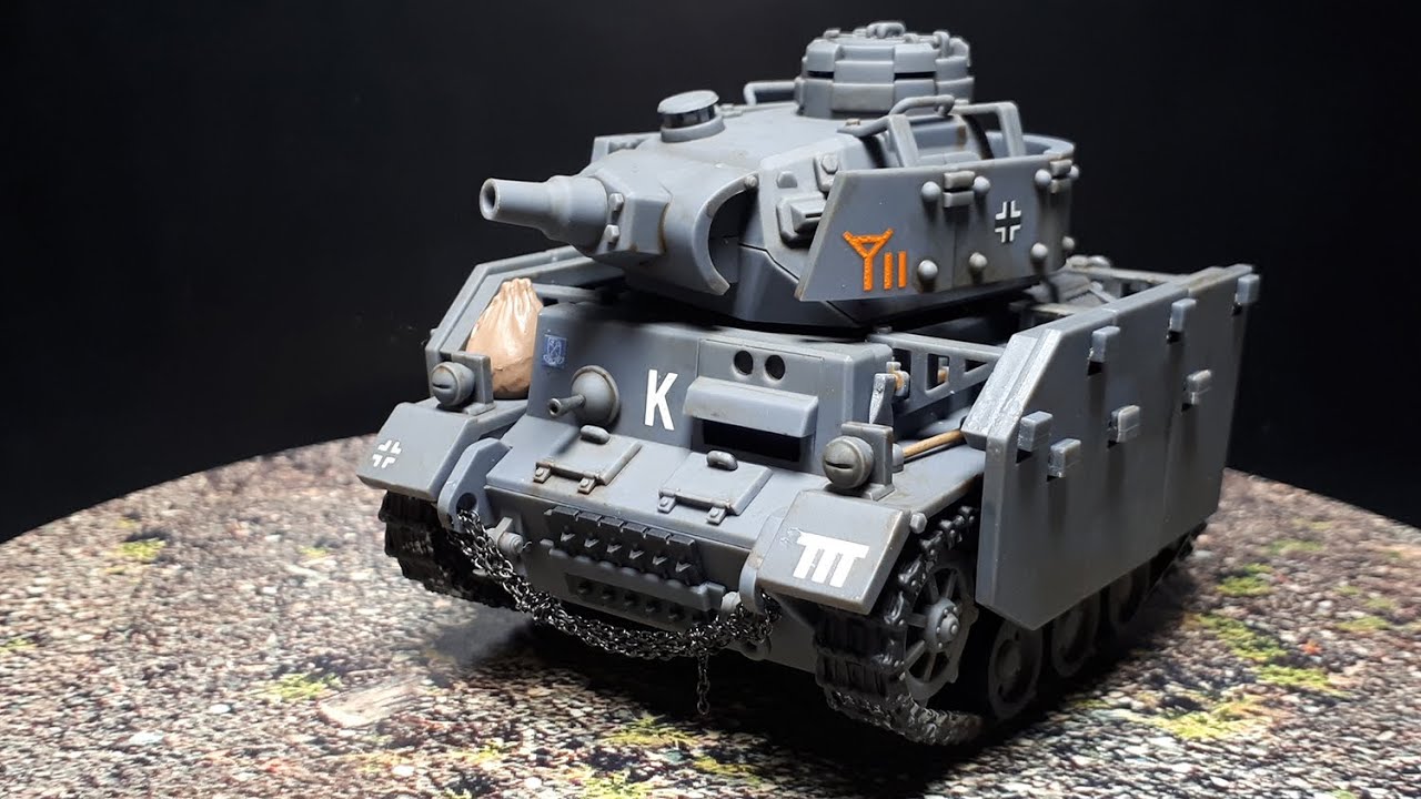 Немецкий средний танк Panzer III от Meng World War Toons WWT-005. Сборная модель.