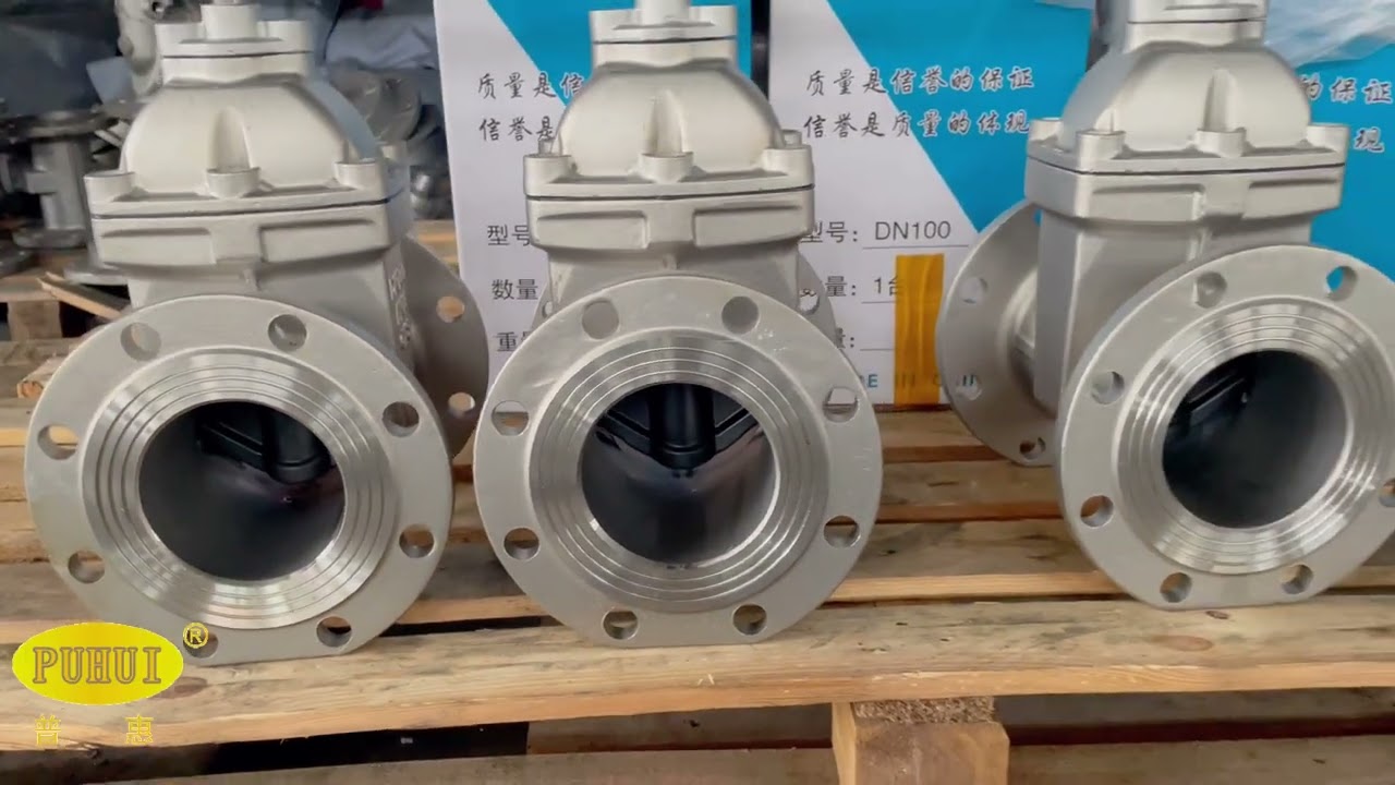 Stainless Steel Flanged Gate Valves / Drinking Water Gate Valves