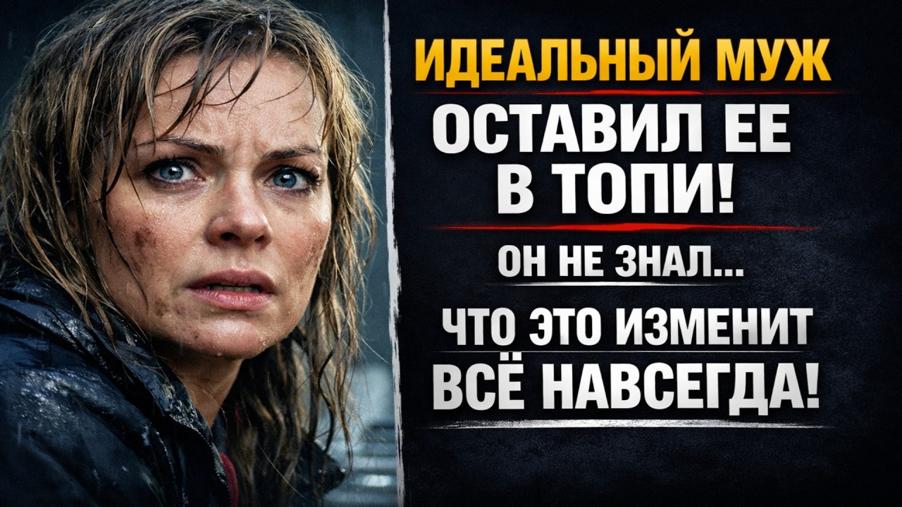 ИДЕАЛЬНЫЙ МУЖ ОСТАВИЛ ЕЕ В ТОПИ. Он не знал, что в этот момент ее судьба изменилась НАВСЕГДА.