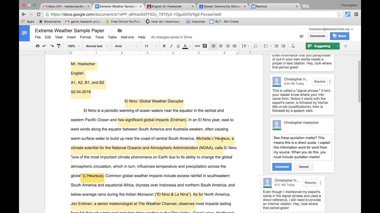 MLA Format for Direct/Indirect References and Signal Phrases