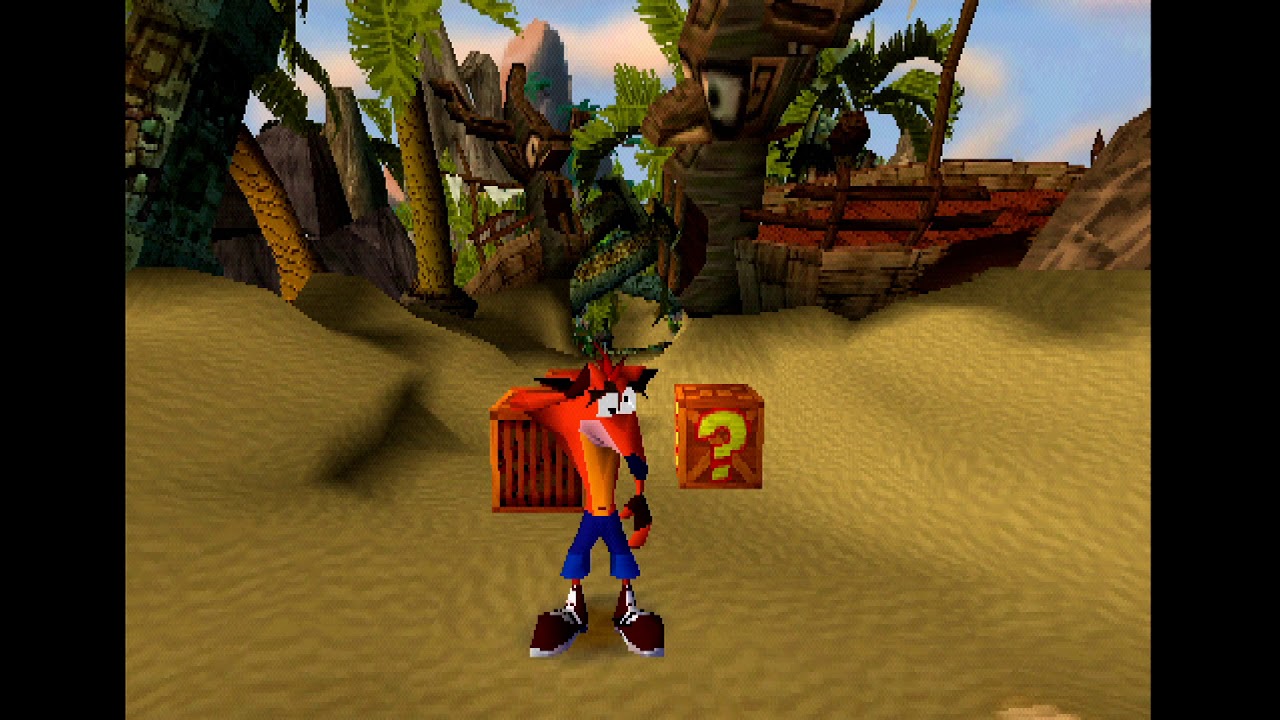 Crash Bandicoot PS1 PAL OSSC 480i