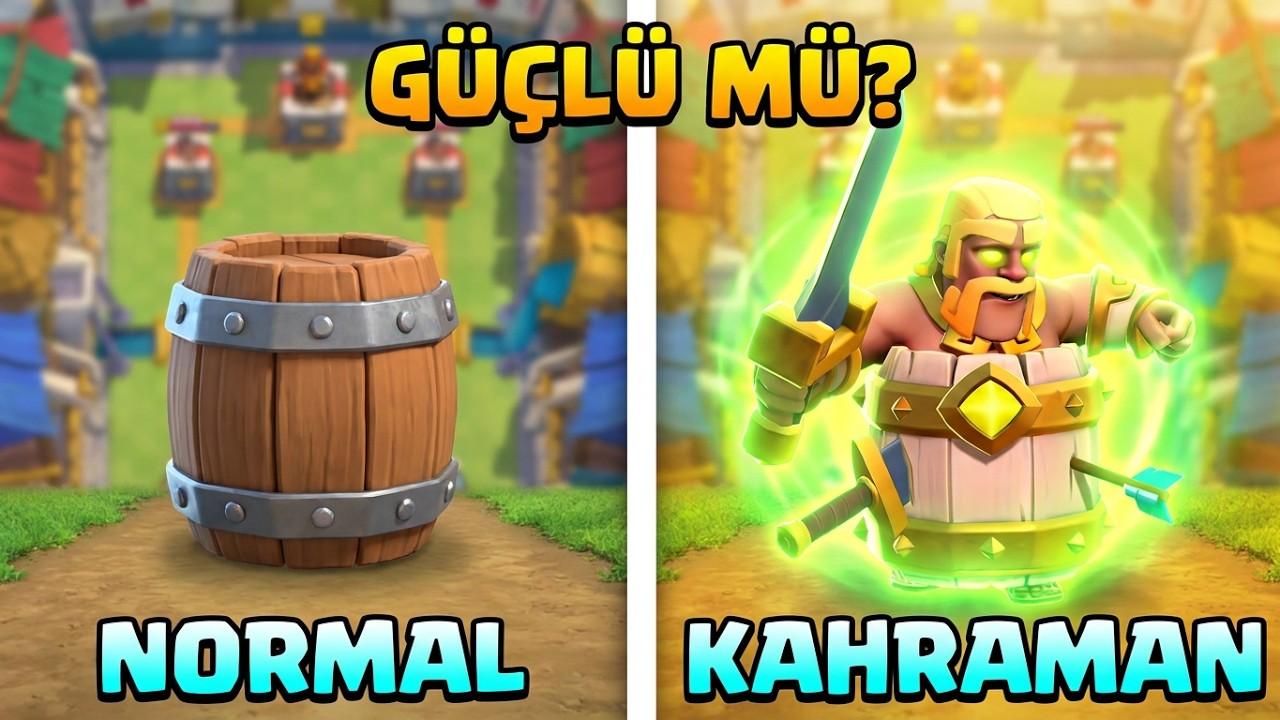 Kahraman Barbar Varili -Clash Royale 