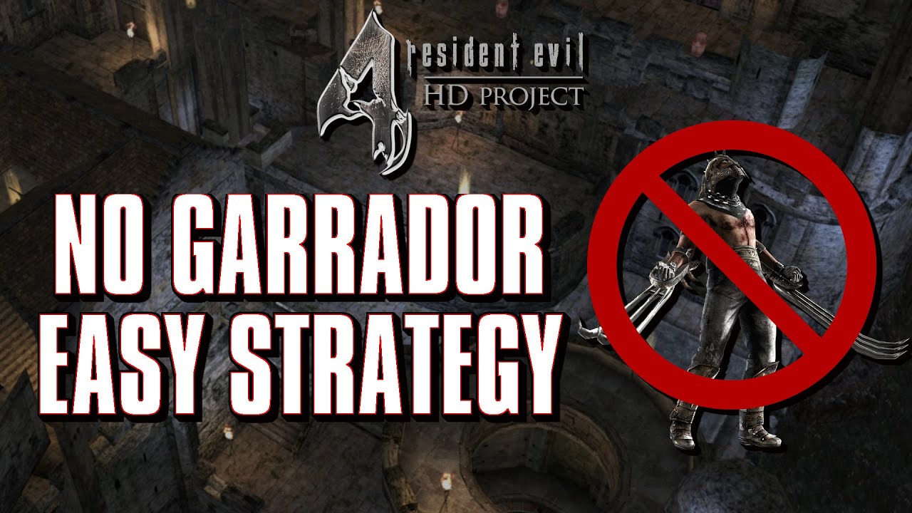 RE4 Mercenaries - Castle - No Garrador Strategy