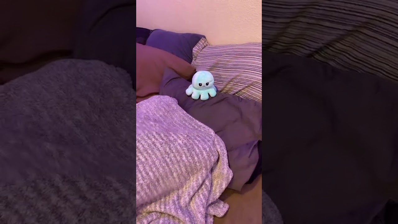 Tik Tok Viral Product Reversible Octopus Plushie Angry Octopus Cute Plush Soft Toy