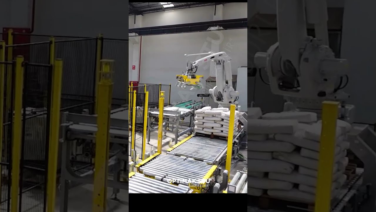 Robotik Paletleme &Ccedil;&ouml;z&uuml;mleri | Paletleme Robotu ve Paletleme Makinesi | Box Palletizing