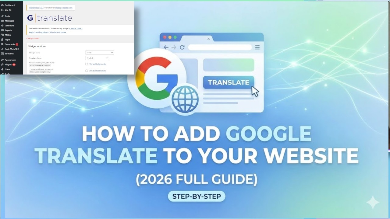 Как добавить Google Translate на свой сайт: полное руководство